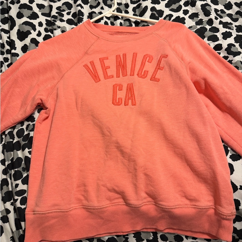 American Eagle Outfitters Coral Crewneck Sweatshirt - Venice CA